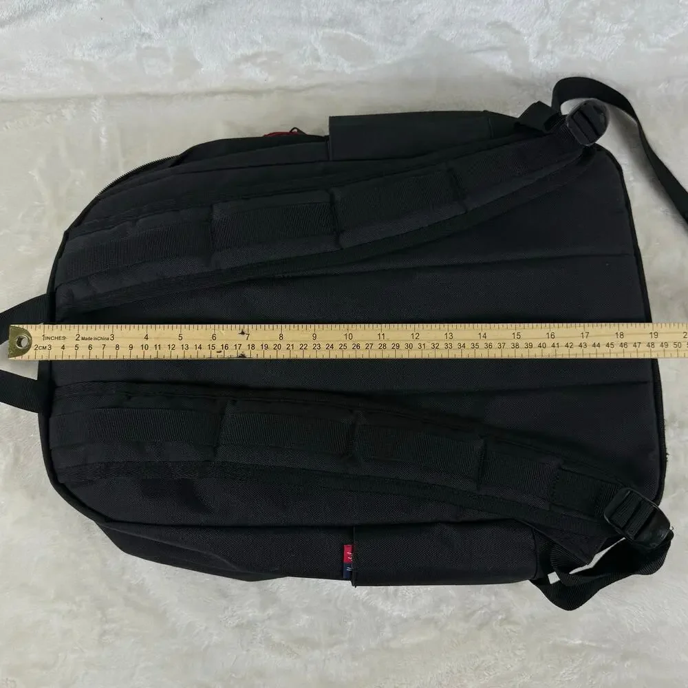 Herschel Supply Co. Kaine Backpack Canvas Woodland Camo Black Laptop Pocket